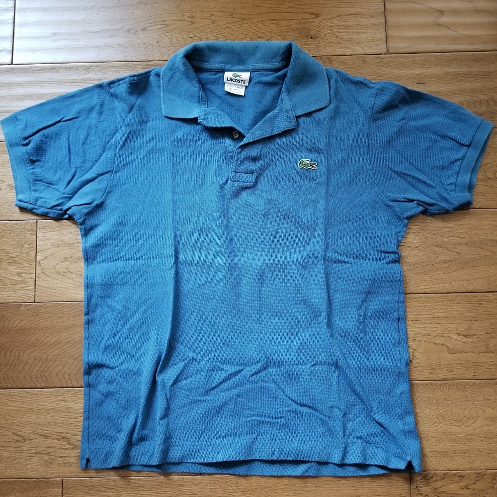 Lacoste Mens Polo Blue Size 4 (Medium)